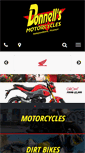 Mobile Screenshot of donnellsmotorcycles.com